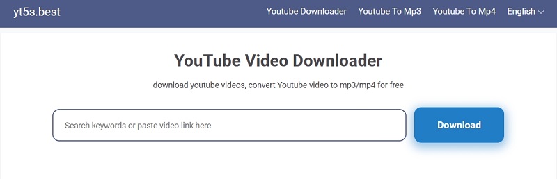 YT5s Online Free YouTube Downloader for Mac